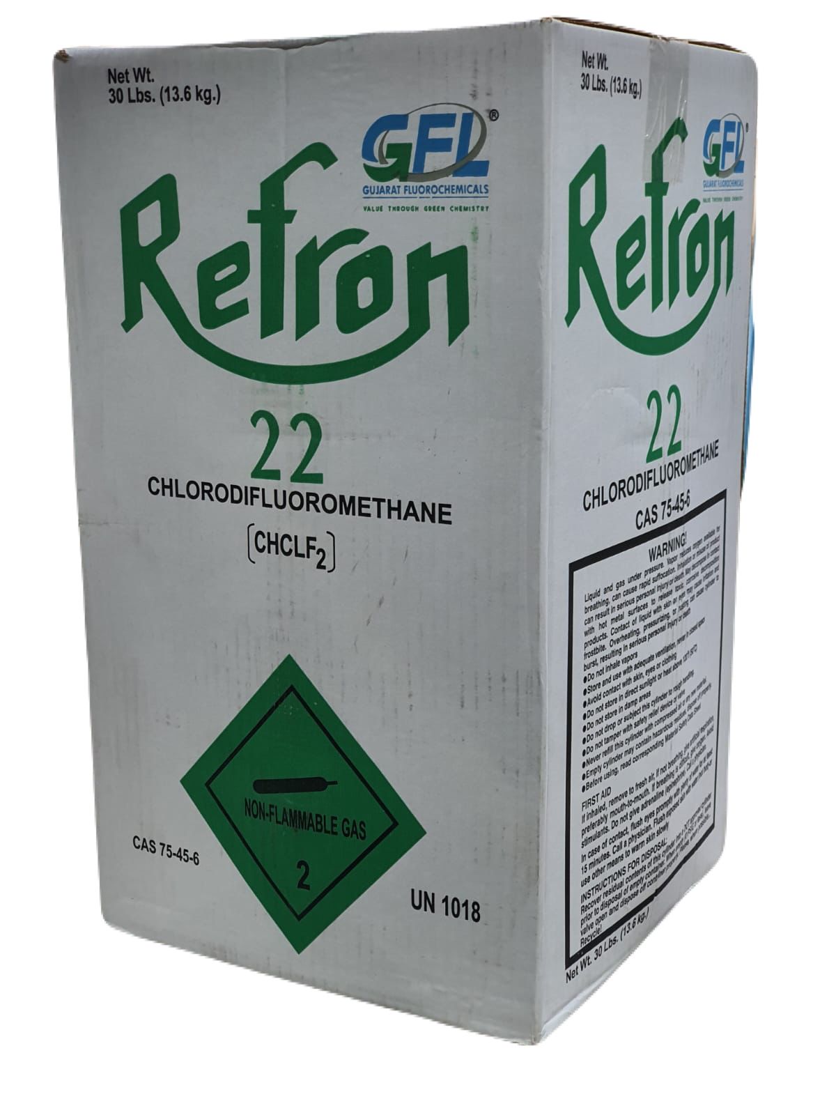 REFRON R-22 Refrigerant Gas 13.6kg Cylinder – Cooling Gas for AC & Refrigeration