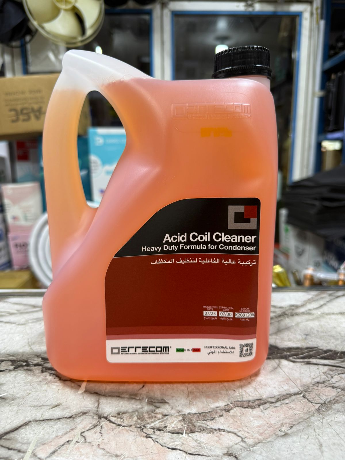 Acid Coil Cleaner 3.78L – Heavy Duty Formula for Condenser – Made in Italy.