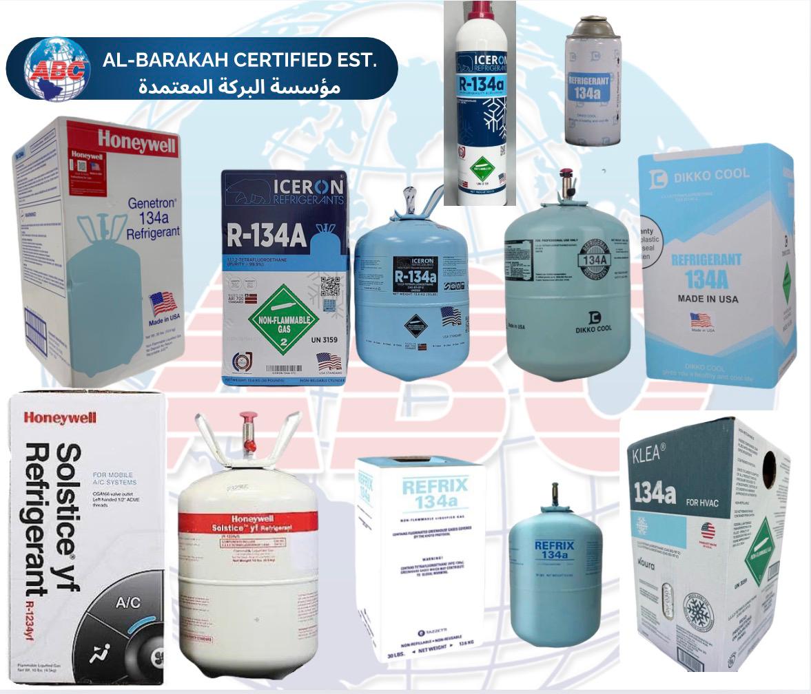 R134a refrigerant cylinder for automotive and refrigeration systems