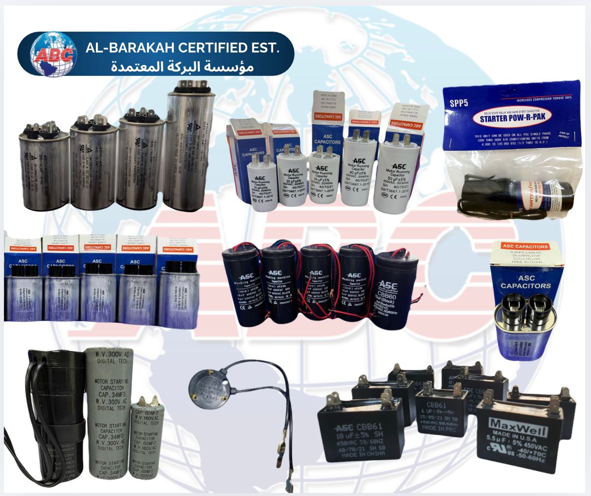 • Air conditioner dual run capacitor for HVAC systems • Motor start and run capacitors for refrigeration units • HVAC capacitor spare parts in multiple µF ratings • Washing machine and appliance capacitors